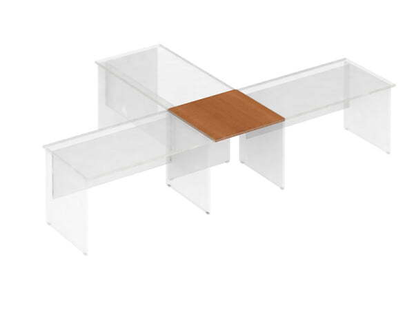 Соединительный элемент Дин-Р ДР 889 820x820x0 (Французский орех)