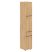 Шкаф колонка с глухими малыми дверьми LOFTIS LHC 40.8 400х430х2253 (Дуб Бофорд)