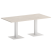 Стол прямоугольный VR.SP-5-180.2 1800x900x750 (Серый/Белый Металл)