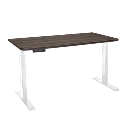 Стол c электроприводом LA-T33-2A3 (1400x700x625-1275) (Коричневый дуб | Белый)
