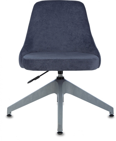 Кресло CH-340GLZ синий Light-27 крестов.4-луч. пластик пластик серый (Синий)