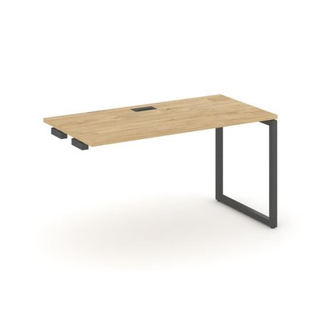 Стол-приставка к опорным элементам SN-4O.OPRS-013 (1380х700х750) (Тиквуд Светлый/Металл Антрацит)