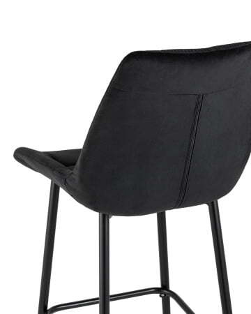 Стул барный Флекс велюр черный (Стул барный Флекс черный)