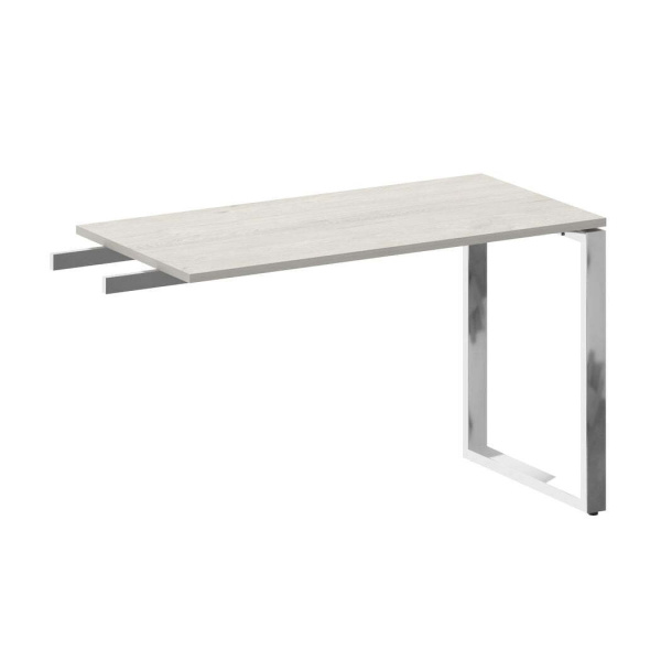 Брифинг-приставка БО.ПР-4 1200x600x750 (Дуб Наварра/Нерж. Сталь)