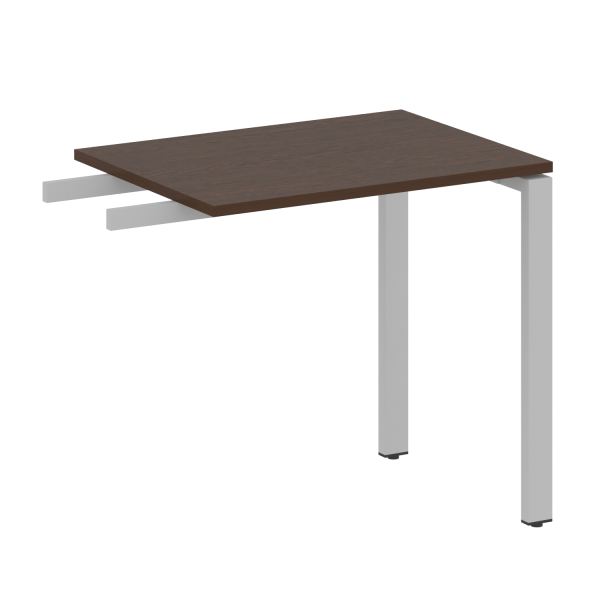 Приставной элемент БП.ПР-2 800x600x750 (Венге Цаво/Серый металл)