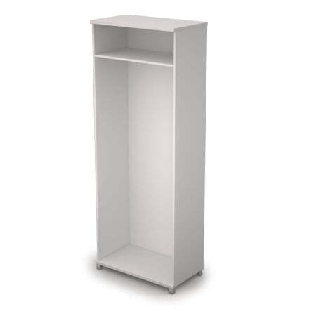 6Ш.013 Шкаф для одежды (800x450x2116) (Белый)