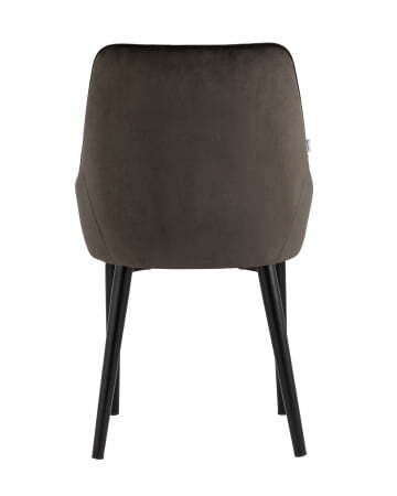 Стул Джоан велюр тёмно-коричневый (Стул Джоан темно-коричневый)