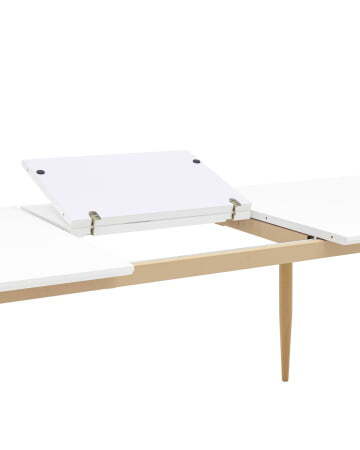 Стол обеденный Стокгольм раскладной 160-220*90 белый (Стол обеденный Стокгольм белый)