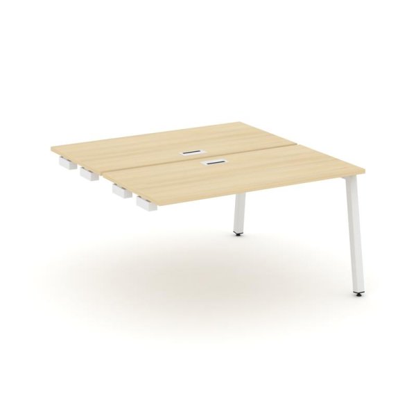 Стол-приставка к опорным элементам SN-5A.DPRS-024 (1580х1632х750) (Акация Лорка/Металл Белый)
