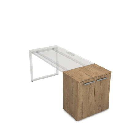 9Т.017 Тумба распашная (800x450x750) (Teakwood)