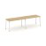 Рабочая станция 1 сторонняя SN-4A.ORS-022 (2360х800х750) (Тиквуд Светлый/Металл Антрацит)