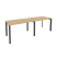 Рабочая станция на П-образном м/к Onix O.MP-RS-2.2.7 2360x720x750 (Тиквуд Темный/Белый Металл)