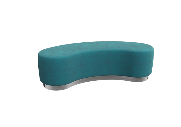 Пуфик PV-7 (Teddy 663/Серебро)