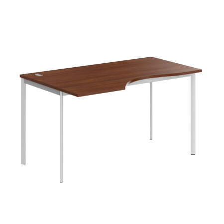 Стол эргономичный левый Имаго-С CA-2SL 1400x900x755 (Орех французскийБелый)