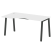 Стол криволинейный левый Metal System Style БА.СА-1 Л 1600x900x750 (Дуб Наварра/Серый металл)