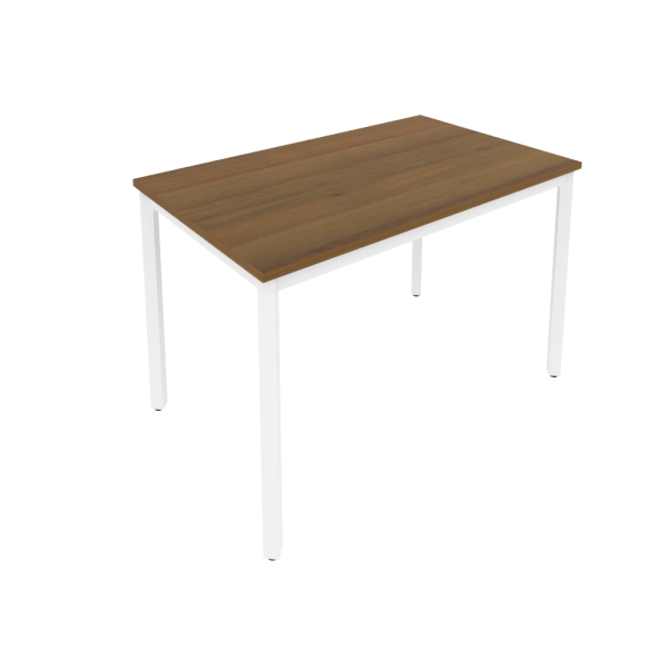 Стол письменный на металлокаркасе Slim С.СП-4 1180x720x750 (Орех/Белый металл)