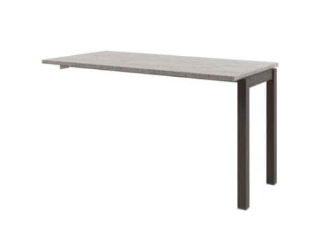 Бенч-система, средняя секция Solution D-312 1400x700x750 (Бетон/ТрюфельКоричневый)