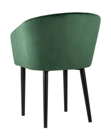 Стул с подлокотниками Нейтон велюр зеленый (Стул Нейтон зеленый)