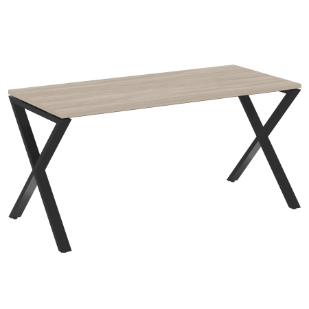 Стол рабочий VR.L-SRX-4.7 1580x720x750 (Дуб Аттик/Черный металл)