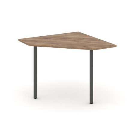 Угловой элемент переговорного стола SN-4.UPRG-001 (980х980х750) (Дуб Табак/Металл Антрацит)