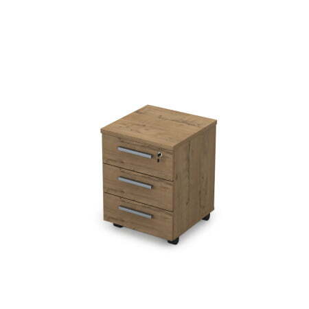 9Т.004 Тумба подкатная (450x450x600) (Teakwood)