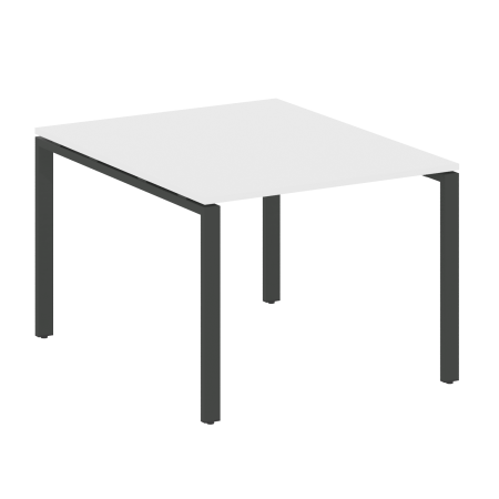 Переговорный стол 1 столешница Metal System Style БП.ПРГ-1.1 1000x1235x750 (Белый/Антрацит металл)