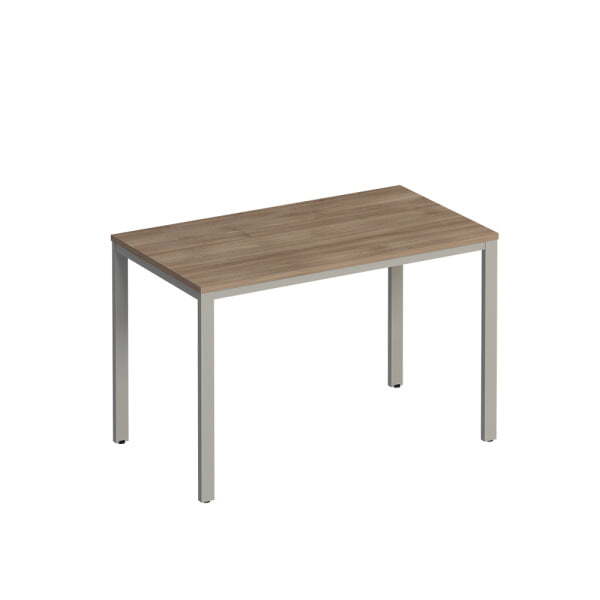 Стол письменный на металлокаркасе  Комфорт МП2 К 161 1200x670x750 (Дуб шамони темныйСерый)