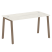 Стол письменный Metal System Style БА.СП-3 1400x720x750 (Дуб Наварра/Серый металл)