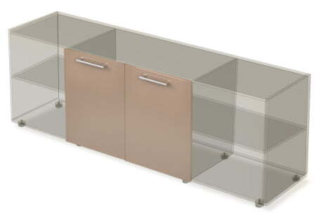 10ФК.007 Комплект фасадов узких (334x16x596)x2 (Mokko)