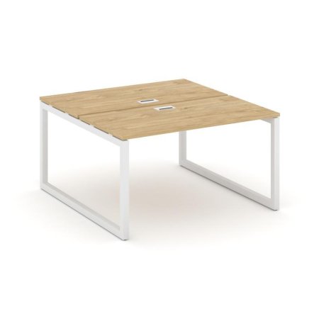 Рабочая станция 2-х сторонняя SN-5O.DRS-021 (980х1632х750) (Тиквуд Светлый/Металл Белый)