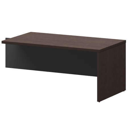 Бриф-приставка Кортез KZB-16 1600x900x750 (Дуб венге/Графит)