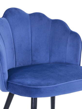 Стул Камилла велюр королевский синий (Стул Камилла королевский синий)