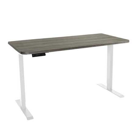 Стол c электроприводом  LA-SR2 (1200x700x700-1140) (Серо-бежевый дуб | Белый)