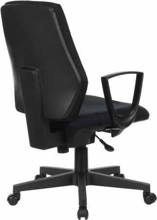 Кресло CH-545 черный 38-418 крестов. пластик (Черный)