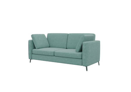 Диван двухместный BRS-2 (Forest 694/Металл Черный)