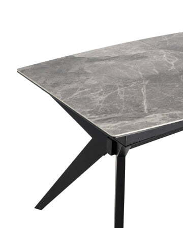 Стол обеденный Аркада раскладной 160-210*90 керамика темная (Стол обеденный Аркада серый)