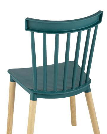 Стул Field пластик темно-бирюзовый (Стул пластиковый Field темно-бирюзовый)