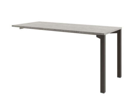 Бенч-система, конечная секция Solution D-323 1600x700x750 (Бетон/ТрюфельКоричневый)