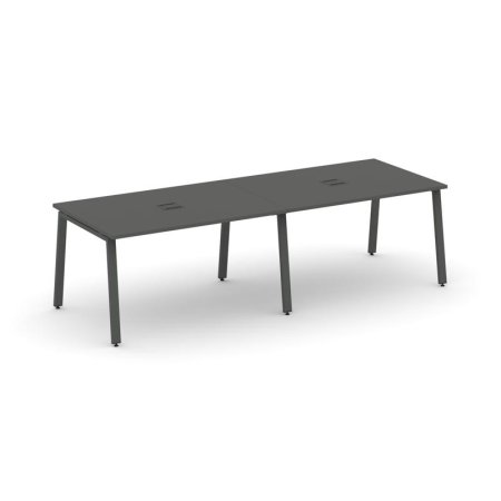 Стол переговорный SN-6A.SPRG-011 (1960х980х750) (Антрацит/Металл Антрацит)