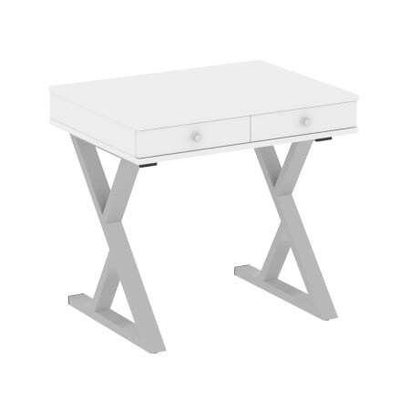 Компьютерный стол VR.SP-1-79M 794x600x750 (Белый Бриллиант/Серый Металл)