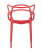 Стул Masters (Мастерс) пластик красный (Стул пластиковый Masters красный)