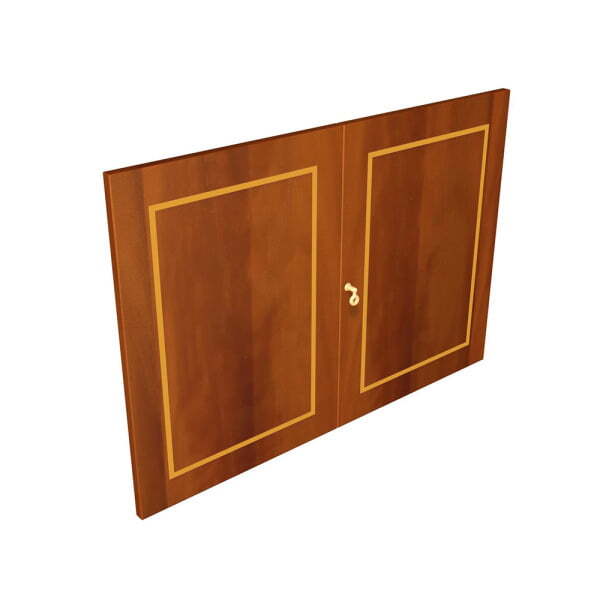 Двери низкие (пара) Art&Lux ALX1181 904x623 (Красное дерево)