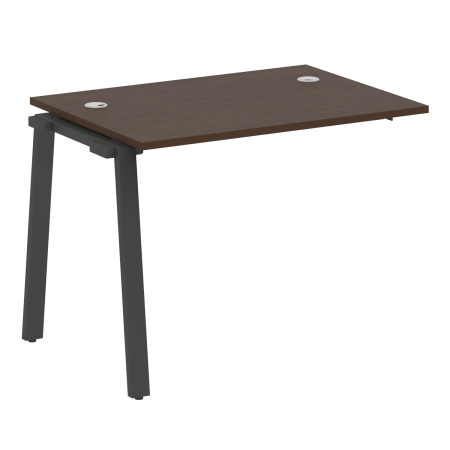 Проходной наборный элемент рабочей станции Metal System Style БА.ПРС-СП-1.1 1000x720x750 (Венге Цаво/Антрацит металл)
