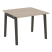 Стол переговорный на деревянных опорах Onix Wood OW.PRG-1.1 980x980x750 (Тиквуд Светлый/Дуб Темный)