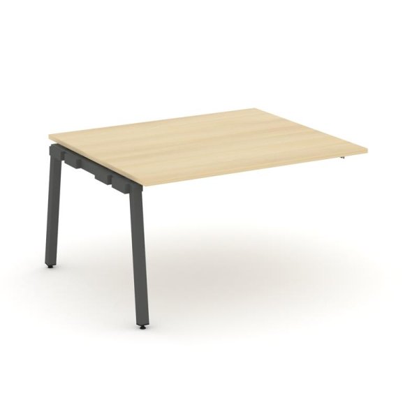 Проходной наборный элемент переговорного стола SN-5A.NSPRG-032.3 (1180х1180х750) (Акация Лорка/Металл Антрацит)