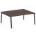 Рабочая станция Metal System Style БА.РАС-СП-2.5 1800x1475x750 (Дуб Наварра/Серый металл)