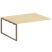 Проходной наборный элемент рабочей станции Metal System Style БО.ПРС-СП-2.5 1800x1475x750 (Дуб Наварра/Серый металл)