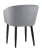 Кресло Ральф велюр серый (Стул Ральф серый)