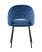 Стул Меган велюр с ромбами синий (Стул Меган синий)