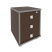 Тумба подкатная 3 ящ. Style Л.ТМ-3 420x450x563 (Вяз Благородный)